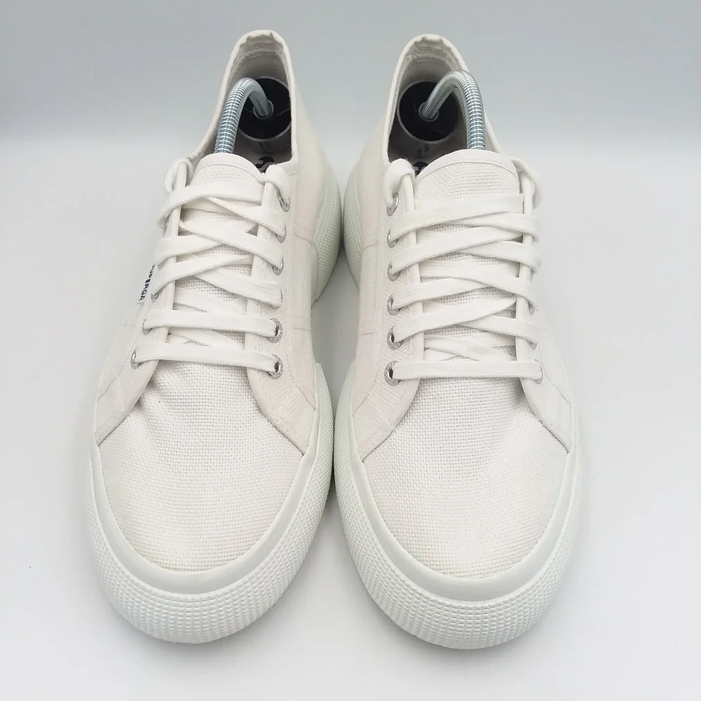 Superga white canvas
